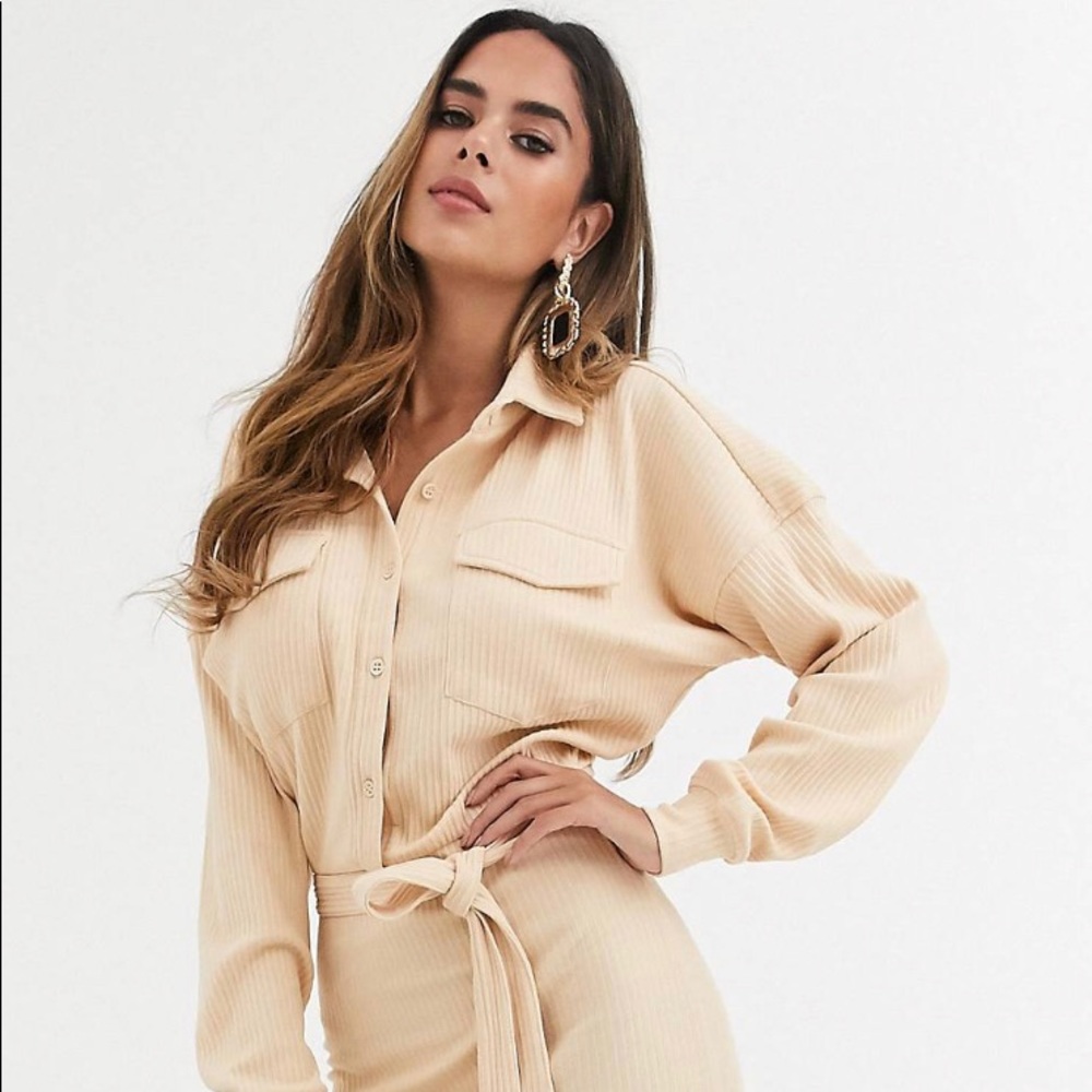 Misguided ribbed dress